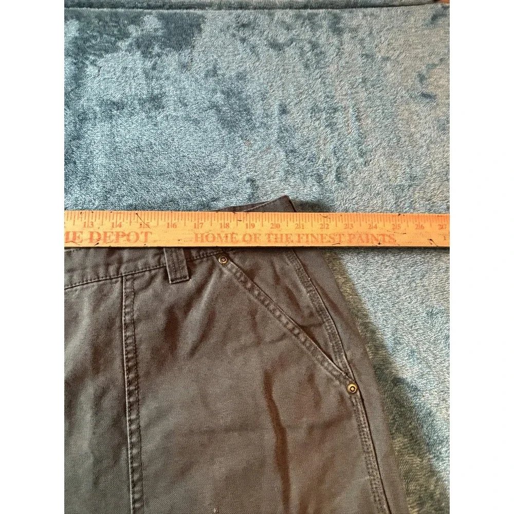 Timberland PRO Mens 44 Work Cargo Pants Brown Grey Cotton Canvas Heavy Duty